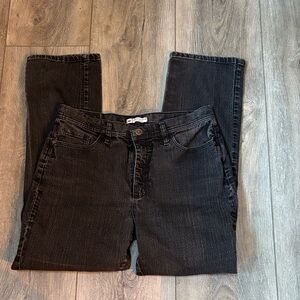 Lee Women's Dark Gray Straight Leg Jeans